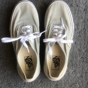 Vans sage green size 8.5 Women’s
